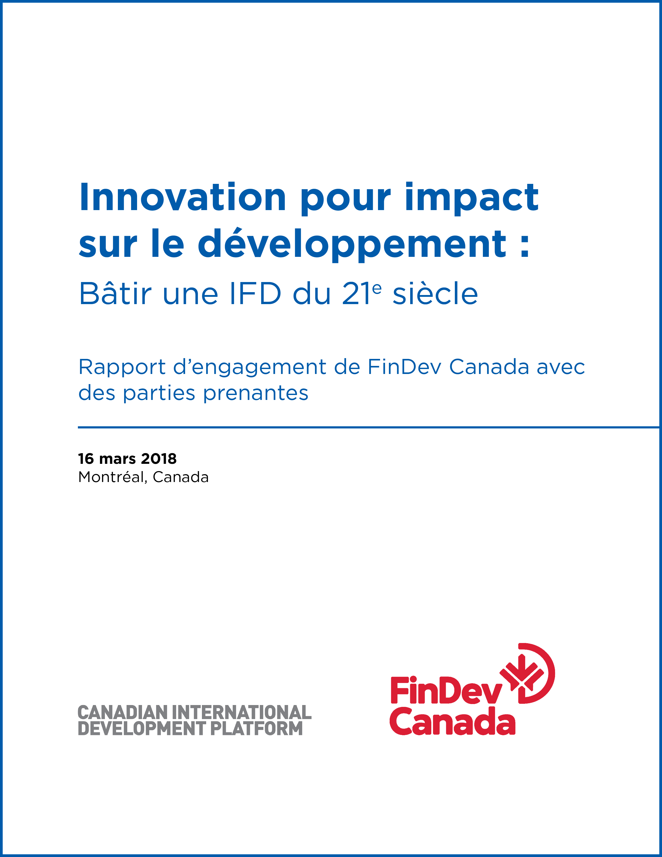 Innovation for Development Impact